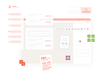PDF illustration showcasing modern document management
